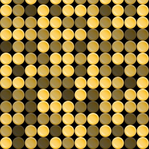 Disco Dots Gold - XL