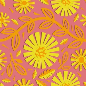 Sunny Paper Flowers