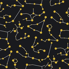 Star yellow stars - Space starry abstract texture