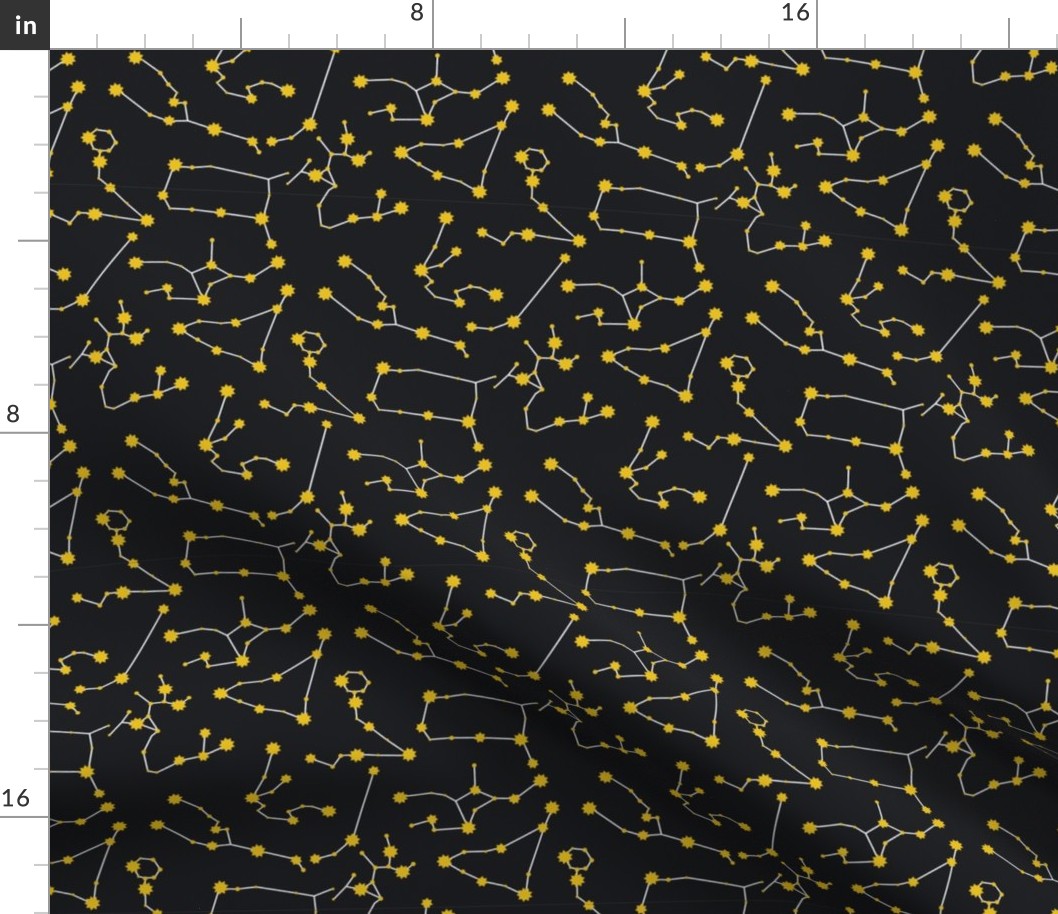 Star yellow stars - Space starry abstract texture
