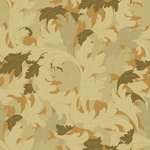 Acanthus Leaves Mustard