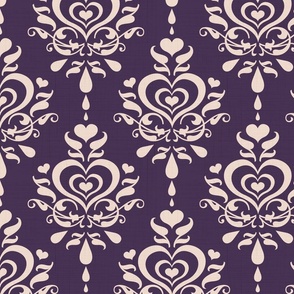 Love Luxe Damask Blush on Plum