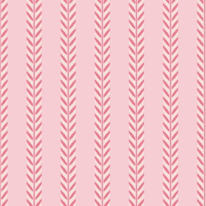 stripes feather pinks