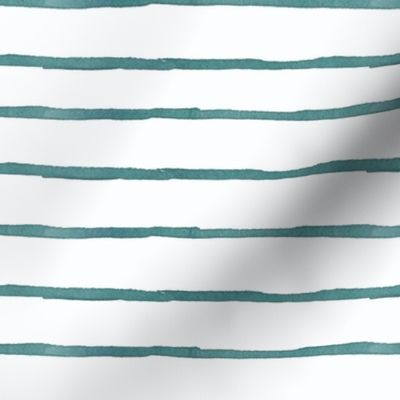 Small Green Watercolor Stripes Lines