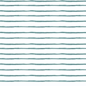 Small Green Watercolor Stripes Lines