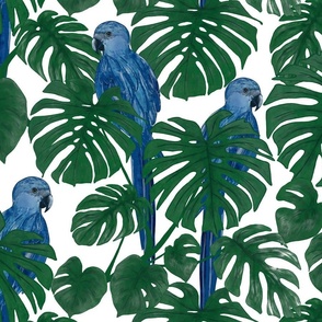 Joyful Jungle blue macaw