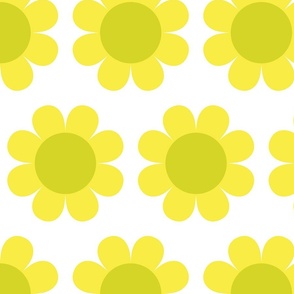 Comfy Marmalade - Flower Doodles Yellow large