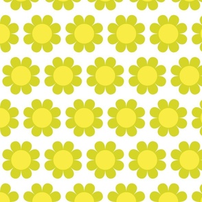Comfy Marmalade - Flower Doodles Yellow reverse