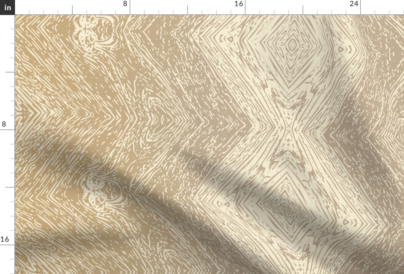 Stacked Wood Grain-Smooth Silk