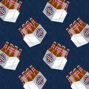 beer - six pack - navy - LAD22