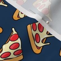 pizza by the slice - pepperoni slice - navy  - LAD22