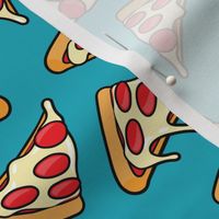 pizza by the slice - pepperoni slice -  blue  - LAD22
