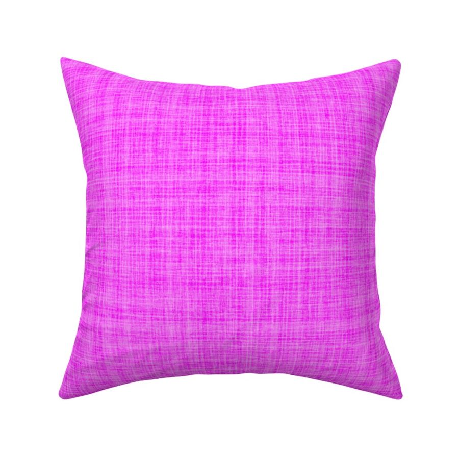 Natural Texture Gingham Checks Plaid Neutral Pink Bold Fuchsia Magenta Pink FF00FF Woven Pattern Bold Modern Abstract Geometric