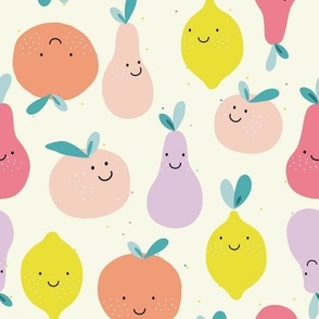 Playful Fruit Fabric, Wallpaper and Home Decor
