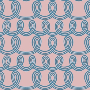 Swirl - vertical - rose - medium