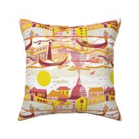 Sunny Venise in Yellow, Orange and Pink