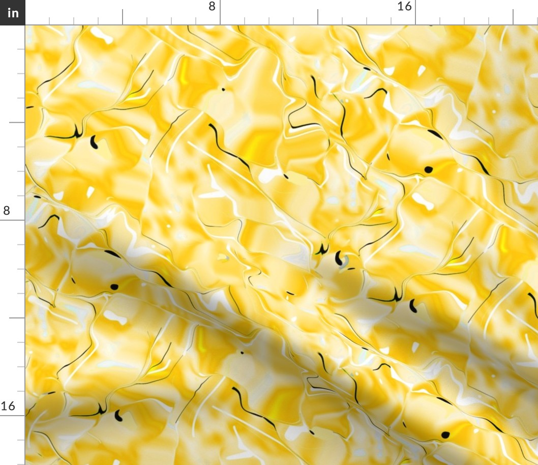 Marbleized Daffodil Yellow