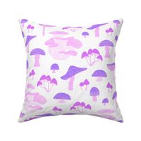 Pink and Purple Mushrooms | Medium Scale