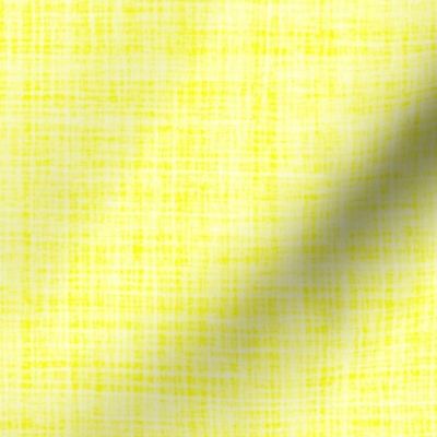 Natural Texture Gingham Checks Plaid Neutral Yellow Bold Yellow Lemon Yellow FFFF00 Woven Pattern Bold Modern Abstract Geometric