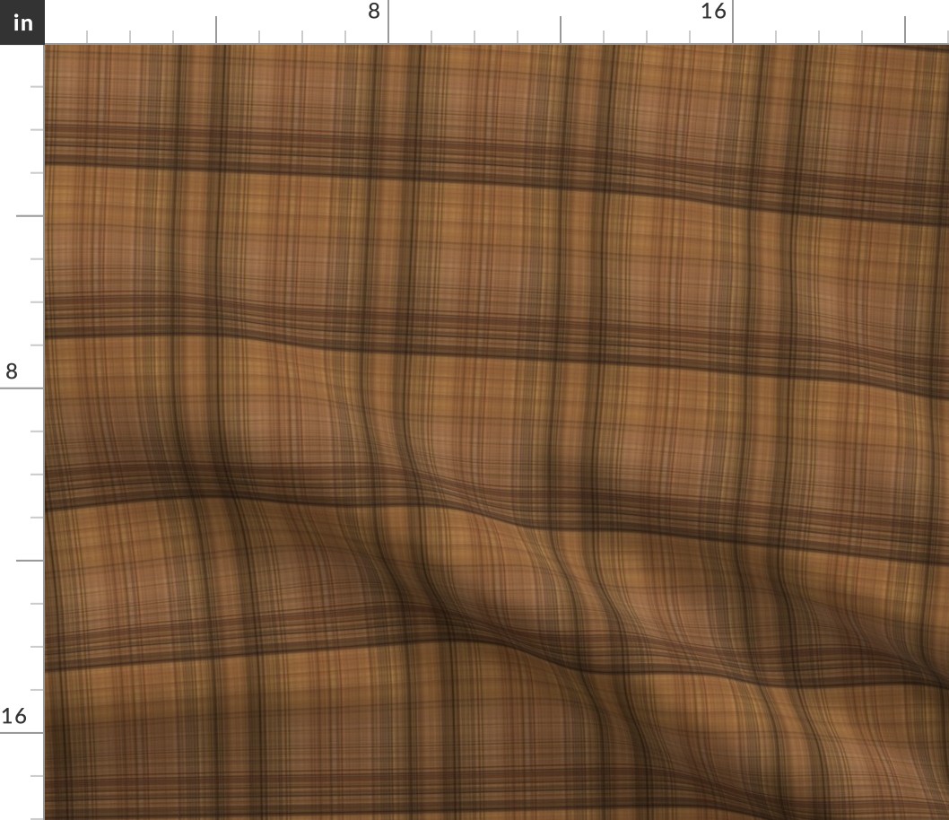 Brown Madras Plaid