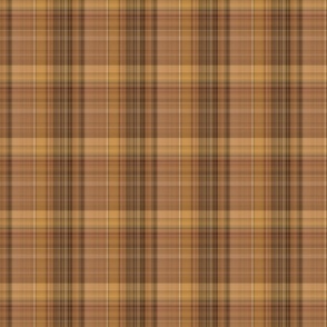 Bronze and Brown Plaid