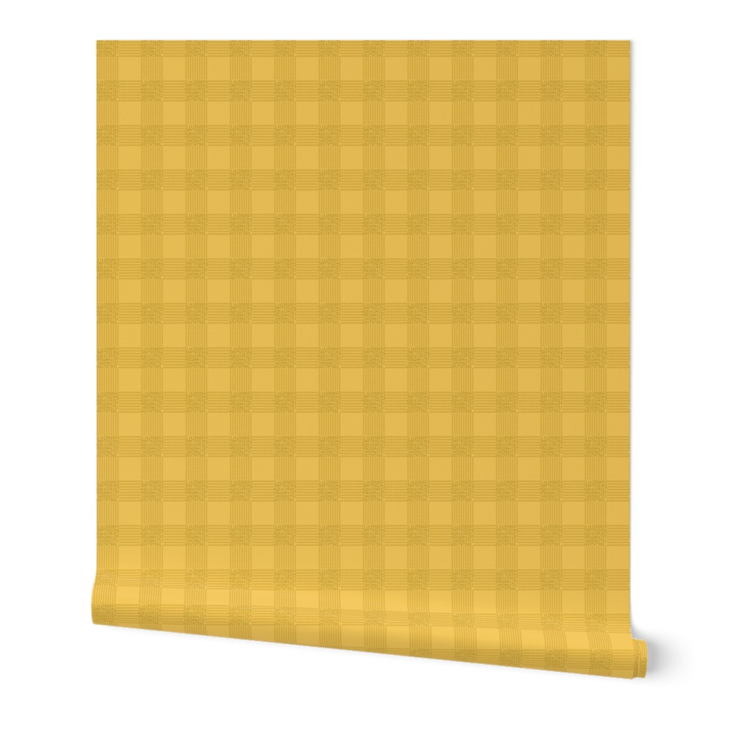 lemon cream pi - gingham (1" check)