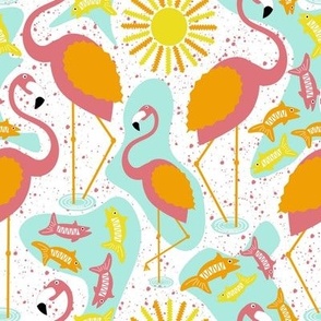 Flamingos Frolick / Sun 