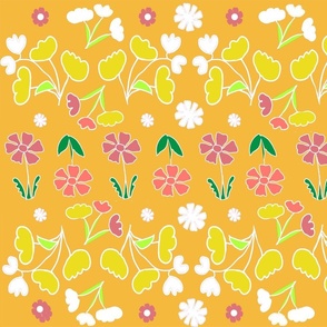 BRIGHT FLORAL LIMITED PALETTE