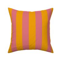 2" colorful cabana (watermelon and marigold)