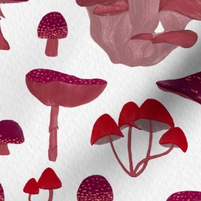 Crimson Mushrooms | Large Scale