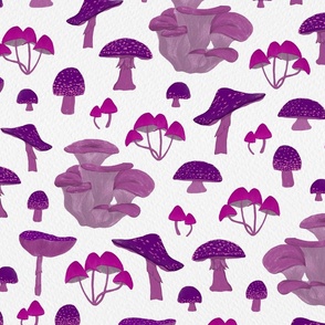 Pink and Purple Mushrooms | Large Scale