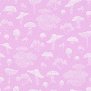  Pink Mushrooms | Medium Scale