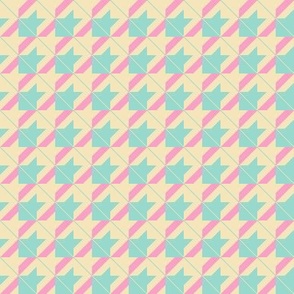 Easter tiny mixed up houndstooth