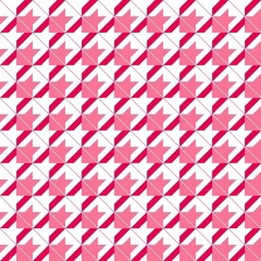 Valentines tiny mixed up houndstooth