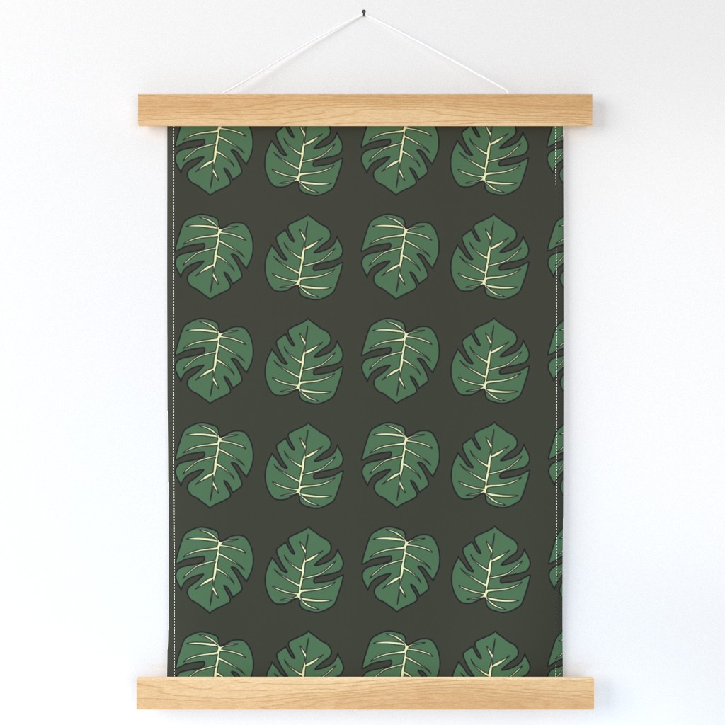 Tropical Leaves Pattern by Courtney Graben