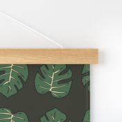 Tropical Leaves Pattern by Courtney Graben