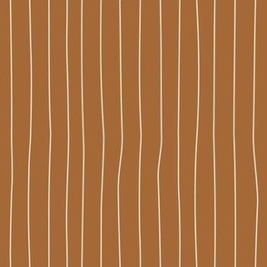 Spooky Stripes - Burnt Orange
