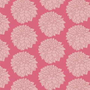 Pink Flower Pattern by Courtney Graben