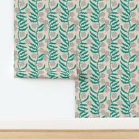 LA VILLE VINE MINT BLUSH BACKGROUND