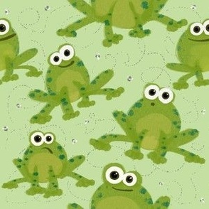 Funny Farm Frogs by ArtfulFreddy