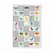 Animal ABC Quilt Wall Hanging