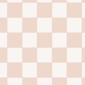 90s nostalgia retro checkerboard - almond