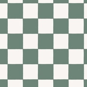 90s nostalgia retro checkerboard - emerald