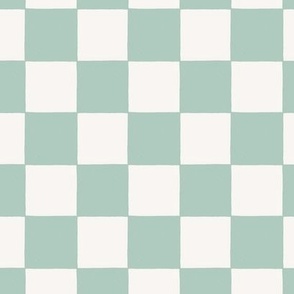 90s nostalgia retro checkerboard - sea