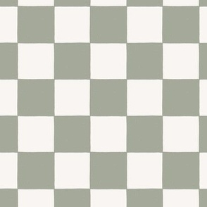 90s nostalgia retro checkerboard - eucalyptus