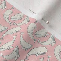 Frolicking Whales // Pink
