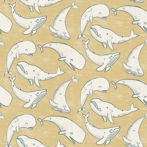 Frolicking Whales // Sand