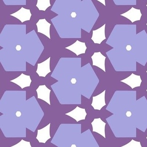 Lilac Flowers Petal Solid Color Coordinates 