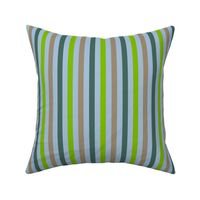 TRP1 - Half Inch Wide Earthy Stripes in Blue, Green and Brown