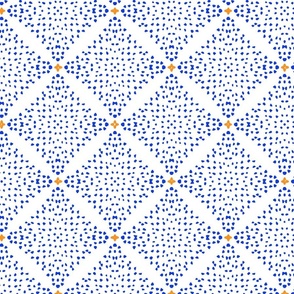 Minimal Moroccan Tile Blue